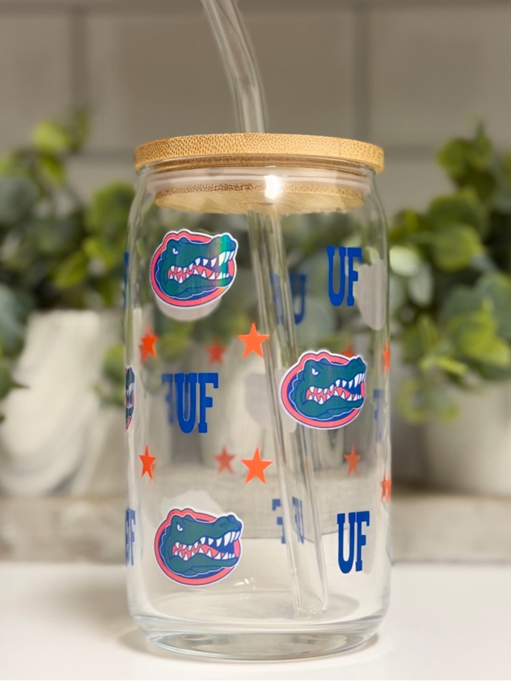 Florida Gators Glass Can Cup | UF | University of Florida